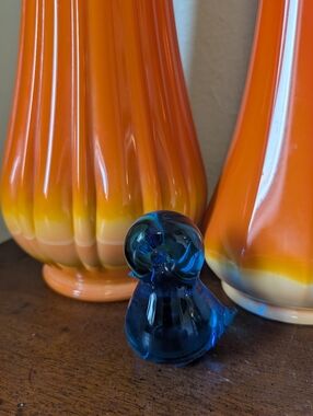 Vintage Little Blue Bird Paper Weight